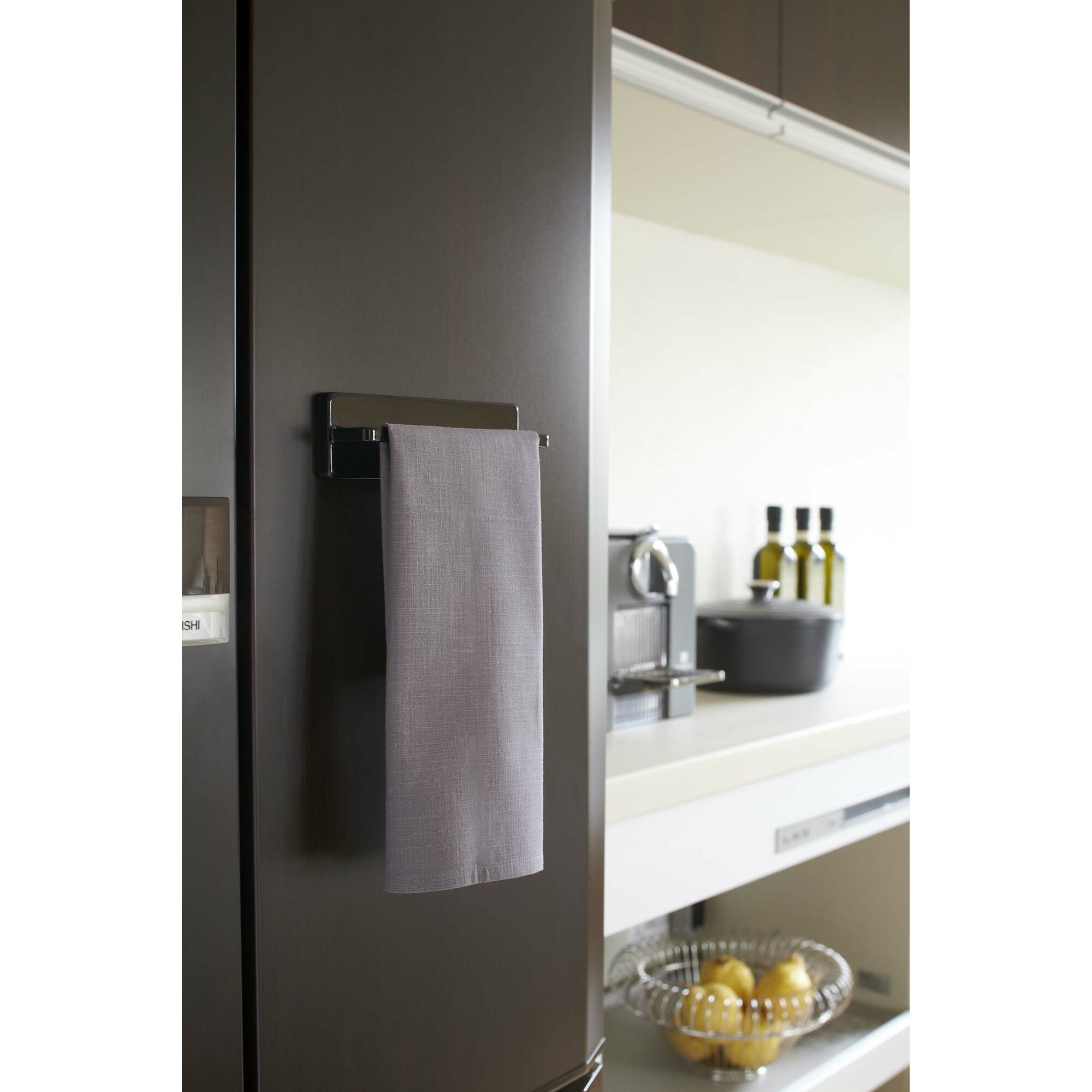 Yamazaki USA Magnetic Kitchen Towel Rack Reviews Wayfair Ca   Magnetic Kitchen Towel Rack 